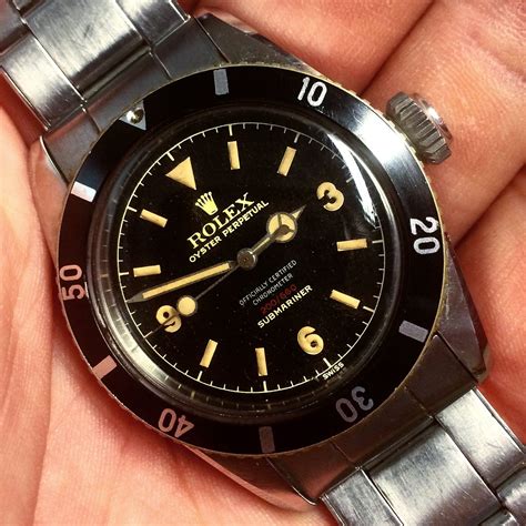 The Rolex Small and Big Crown James Bond Submariner.